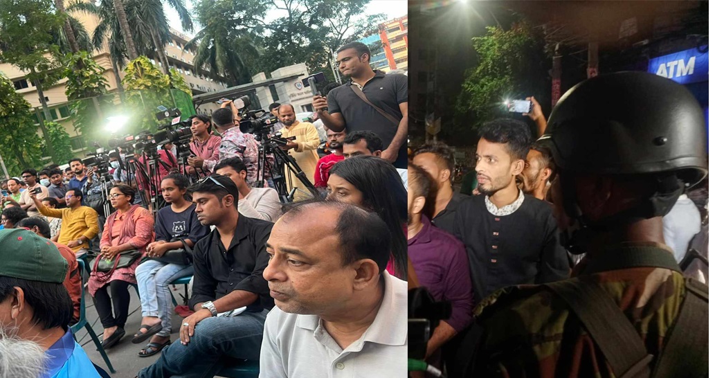 গ্রুপ থিয়েটার ফেডারেশনের প্রতিবাদ সভায় হামলা, পরিস্থিতি নিয়ন্ত্রণে সেনাবাহিনী