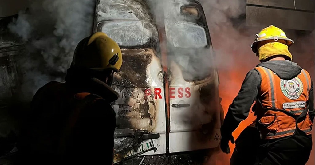 ইসরায়েলি হামলায় গাজায় পাঁচ সাংবাদিক নিহত