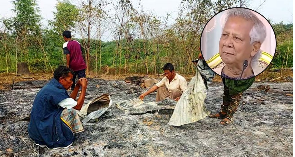 লামায় অগ্নিসংযোগের ঘটনায় প্রধান উপদেষ্টার নিন্দা