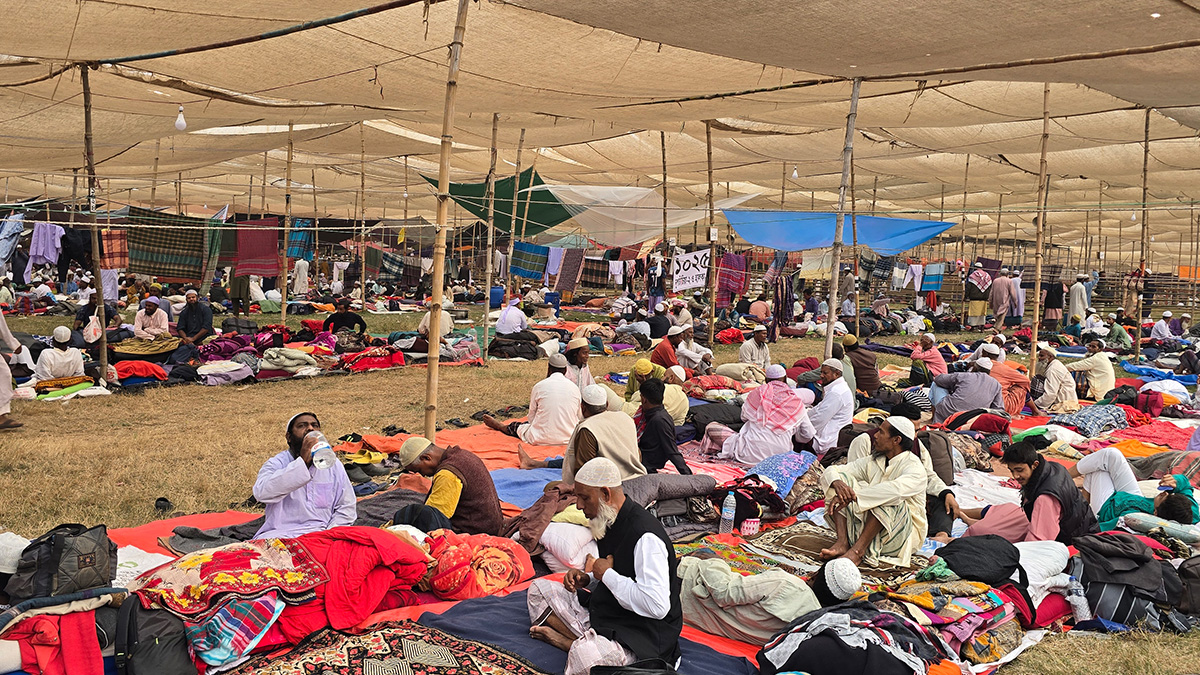 ইজতেমার প্রথম পর্বের দ্বিতীয় দিনের বয়ান শুরু