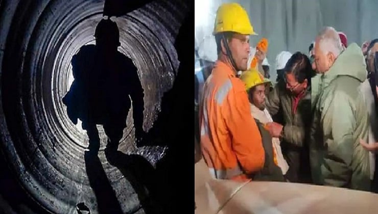 ১৭ দিন পর ভারতে টানেল থেকে উদ্ধার ৪১ শ্রমিক