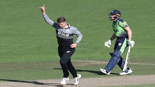 আয়ারল্যান্ডকে ৩৫ রানে হারিয়েছে নিউজিল্যান্ড
