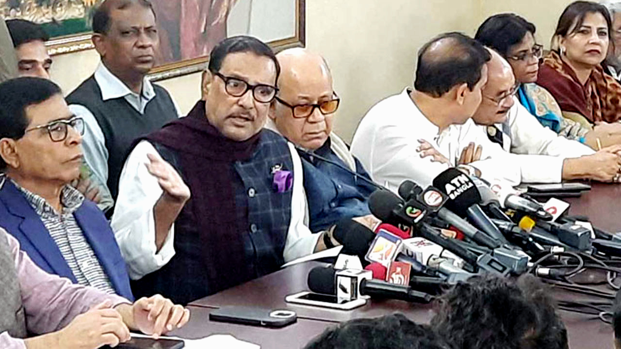 নির্বাচন বিরোধী সহিংসতার কোনো সুযোগ নেই : ওবায়দুল কাদের