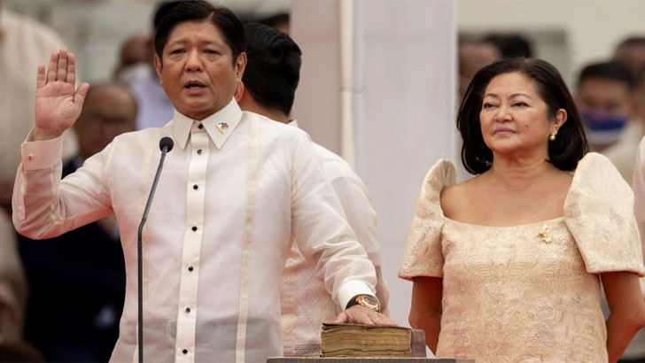শপথ নিলেন ফিলিপাইনের নতুন প্রেসিডেন্ট ফার্দিনান্দ মার্কোস জুনিয়র
