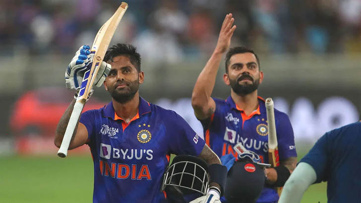 হংকংকে ৪০ রানে হারিয়ে সুপার ফোরে ভারত