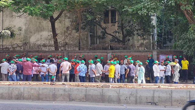 রাজধানীতে যুবলীগের খণ্ড খণ্ড মিছিল