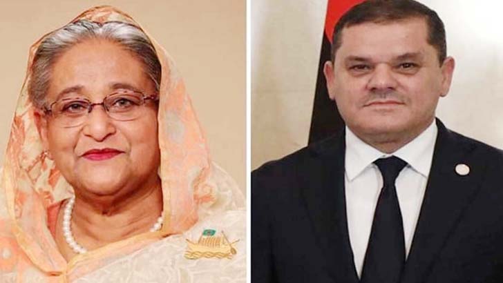 শেখ হাসিনাকে অভিনন্দন লিবিয়ার প্রধানমন্ত্রীর