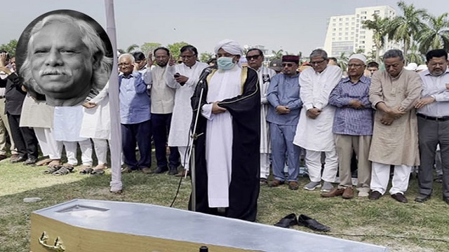 ডা. জাফরুল্লাহর তৃতীয় জানাজা সম্পন্ন
