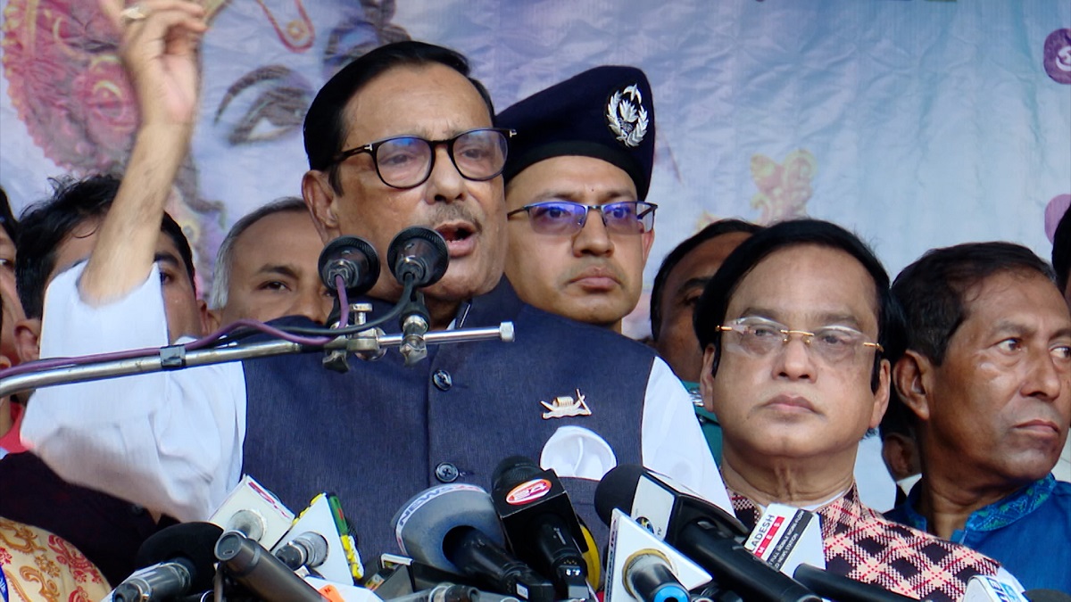 ড. ইউনূসকে নিয়ে বিশৃঙ্খলা তৈরির চেষ্টা করছে বিএনপি: ওবায়দুল কাদের