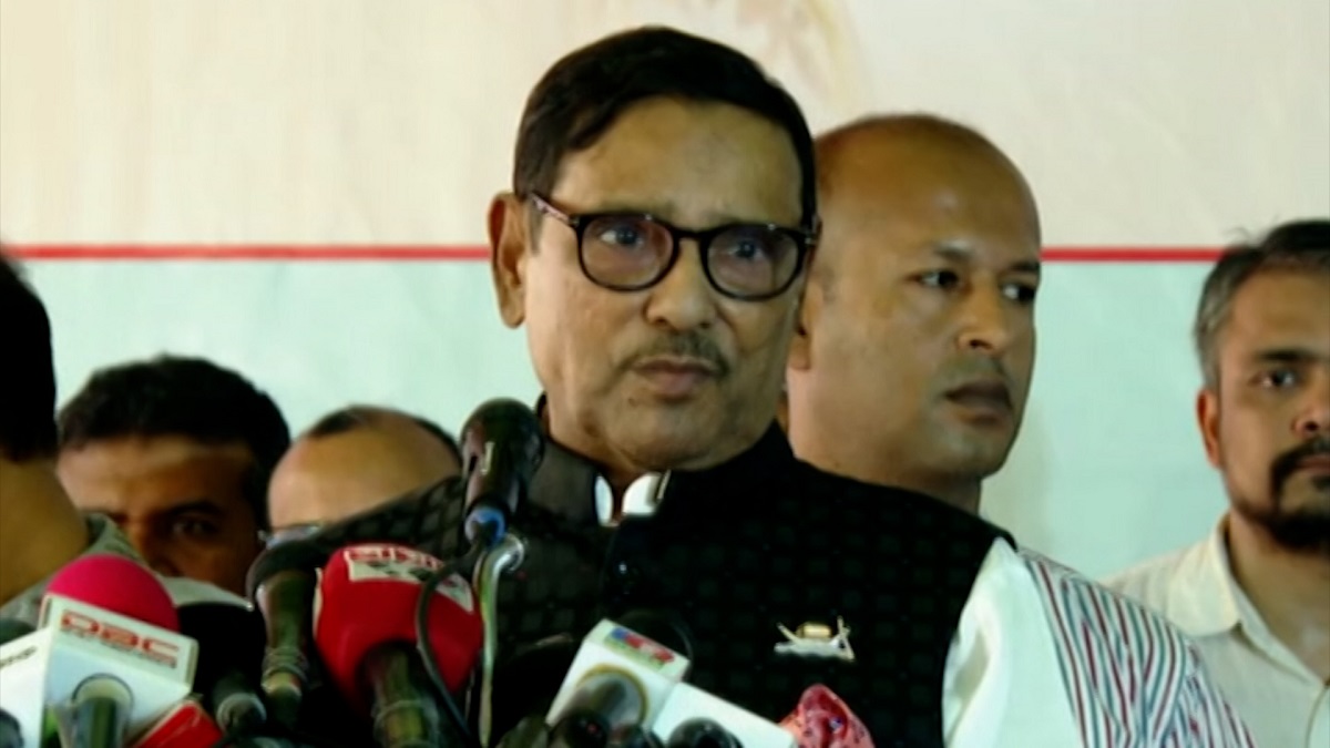 জনগণ সাথে থাকলে বিএনপির কোনো বার্তায় কাজ হবে না: কাদের