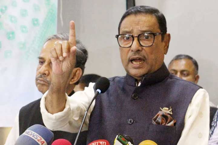 আবারও সন্ত্রাসী কর্মকাণ্ড বেছে নিয়েছে বিএনপি : কাদের