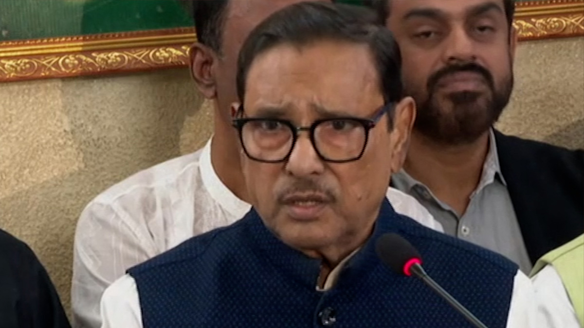 একটি মহল সরকার বনাম শিক্ষার্থী গেম খেলে ফায়দা লোটার অপচেষ্টা করছে : ওবায়দুল কাদের