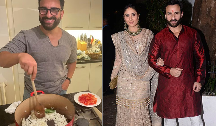 সাইফ চমৎকার রাঁধুনী, আমি পানিও গরম করতে পারি না: কারিনা