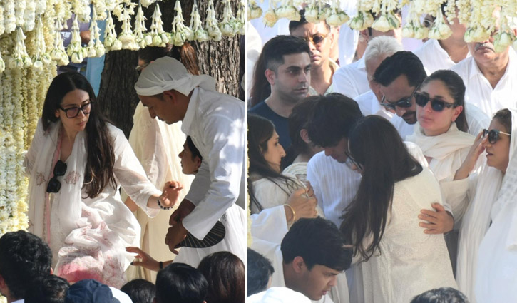 প্রাক্তন স্বামীর শেষকৃত্যে কারিশমা