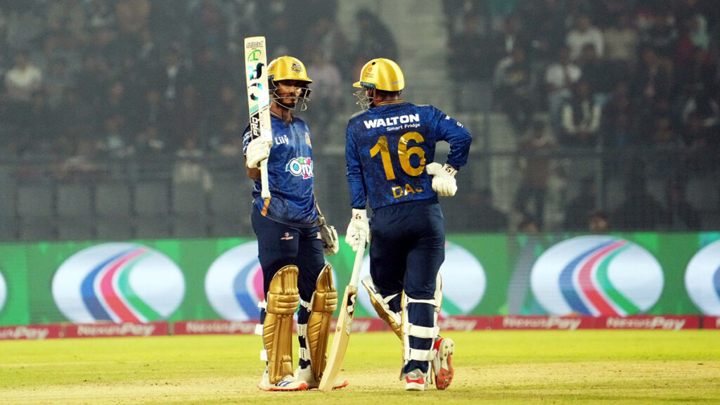 লিটন-তানজিদের জোড়া সেঞ্চুরিতে বিপিএলে সর্বোচ্চ রানের রেকর্ড