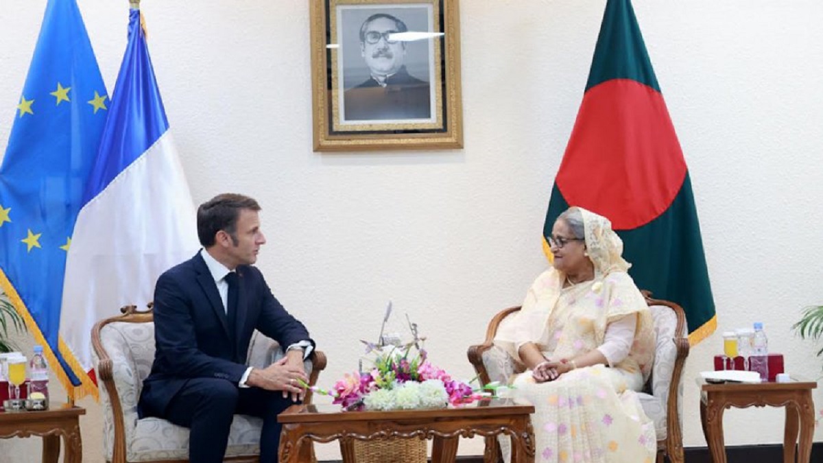 বাংলাদেশের নীতি প্রণয়নে সম্মান জানিয়েছে ফ্রান্স: প্রধানমন্ত্রী