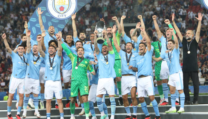 টাইব্রেকার জিতে প্রথমবার সুপার কাপ চ্যাম্পিয়ন ম্যানসিটি