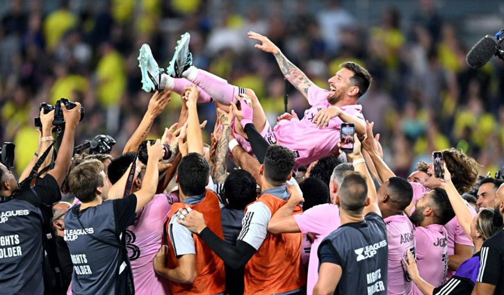 মেসির কল্যাণে এলএমএসের তৃতীয় দামি ক্লাব মায়ামি