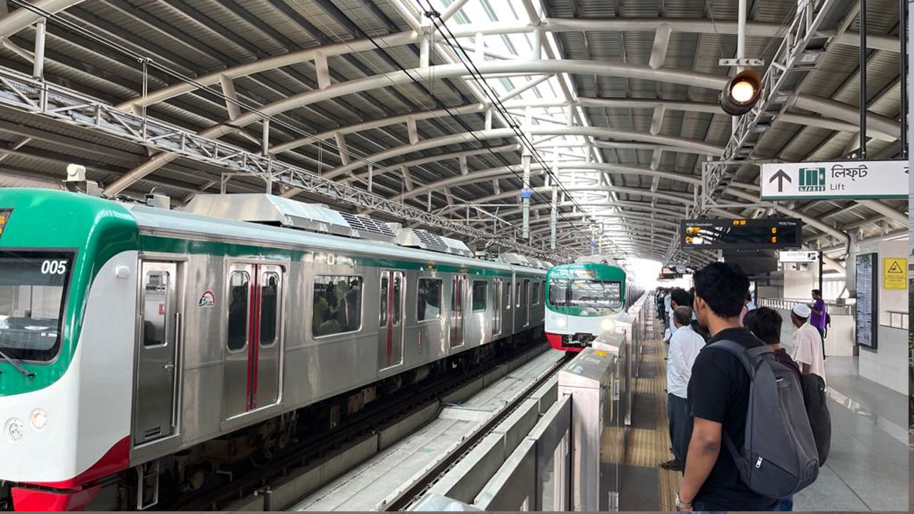 ঈদের দিন বন্ধ থাকবে মেট্রোরেল