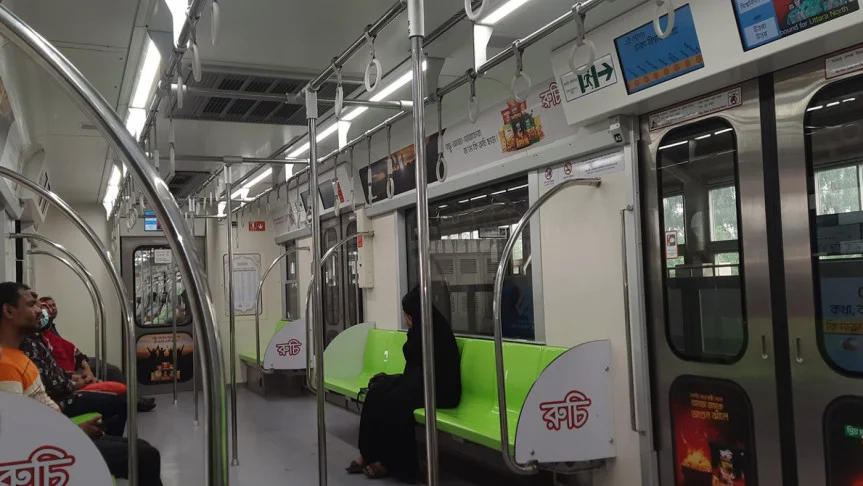 ঈদ উপলক্ষে দুই দিন মেট্রোরেল চলাচল বন্ধ