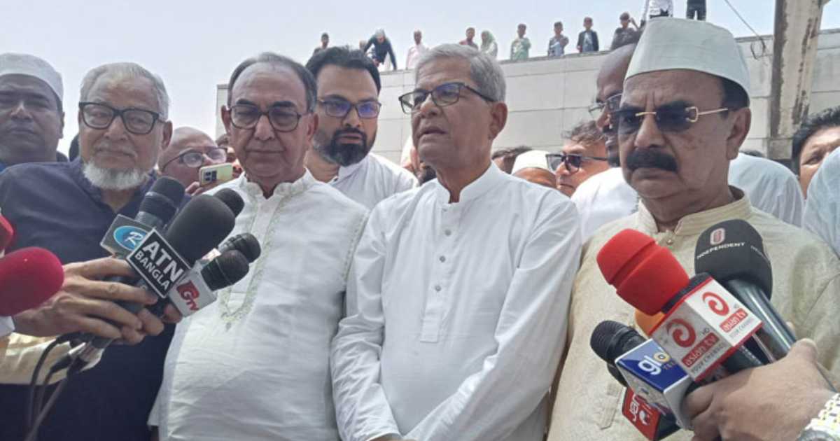 বেদনাদায়ক ঈদ উদযাপন করছে দেশের মানুষ: ফখরুল