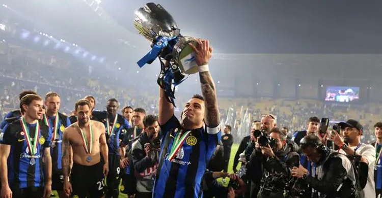 লাউতারো মার্টিনেজের গোলে ইন্টার মিলানের শিরোপার হ্যাটট্রিক
