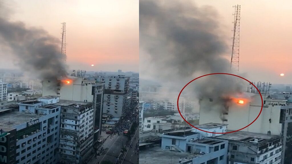 মহাখালীতে বহুতল ভবনে আগ্নিকাণ্ড, নিহত ১