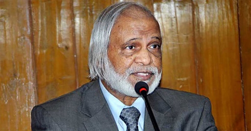 অন্তর্বর্তী সরকার কঠিন সময়ের মধ্যে কাজ করছে: ড. মঈন খান