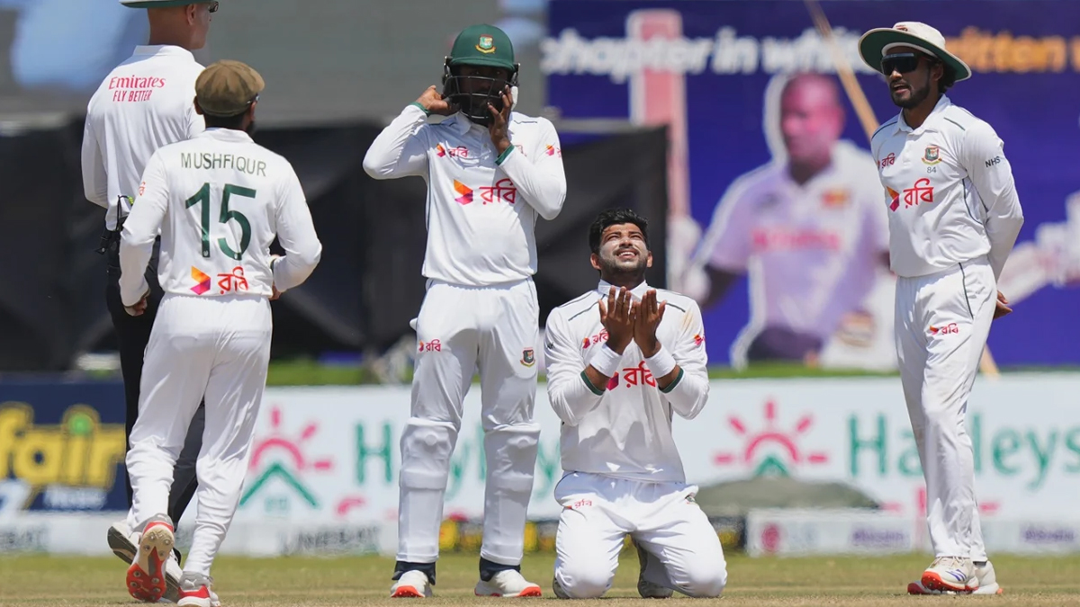 নাঈমের ফাইফারে ৪৮৫ রানে অলআউট শ্রীলঙ্কা, ১০ রানের লিড বাংলাদেশের