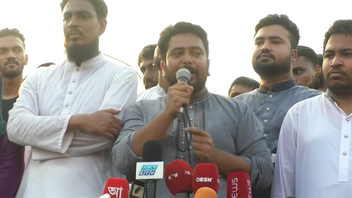 চাঁদাবাজদের কাছে দেশ বর্গা দেয়া হবে না: নাহিদ