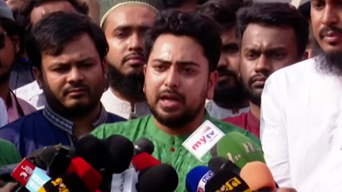 বিচার চলাকালীন দল হিসেবে আ. লীগের নিবন্ধন বাতিলের দাবি নাহিদের