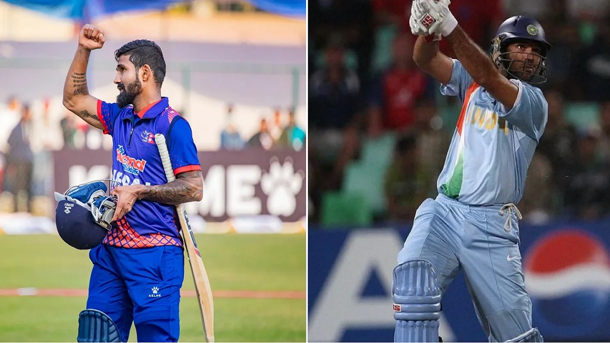 ৯ বলে ফিফটি! যুবরাজকে টপকে বিশ্বরেকর্ড গড়লেন নেপালের দীপেন্দ্র সিং