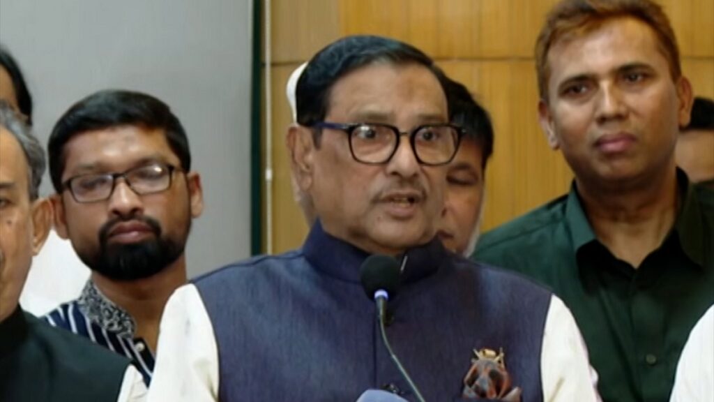 বিএনপি দেশের গণতন্ত্র ধ্বংসের লড়াইয়ে নেমেছে: কাদের