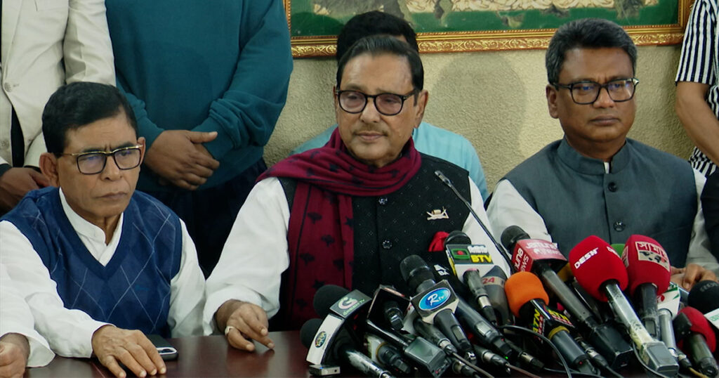 বিএনপির শান্তিপূর্ণ কর্মসূচিতে বাধা দেবে না সরকার : কাদের