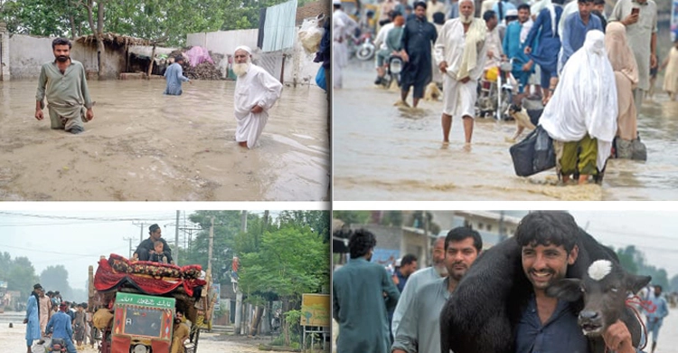 পাকিস্তানে বন্যায় মৃত্যু হাজার ছাড়ালো, জরুরি সহায়তার আহ্বান