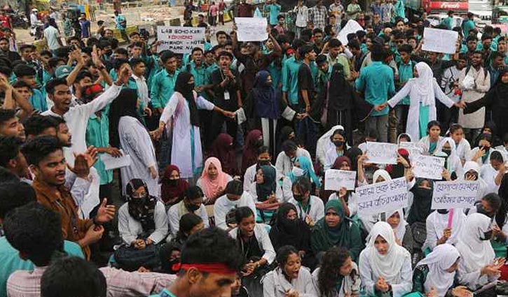 পলিটেকনিক শিক্ষার্থীদের আন্দোলন সাময়িক স্থগিত