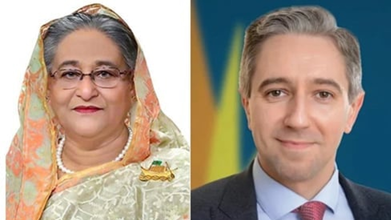 নবনির্বাচিত আইরিশ প্রধানমন্ত্রীকে শেখ হাসিনার অভিনন্দন