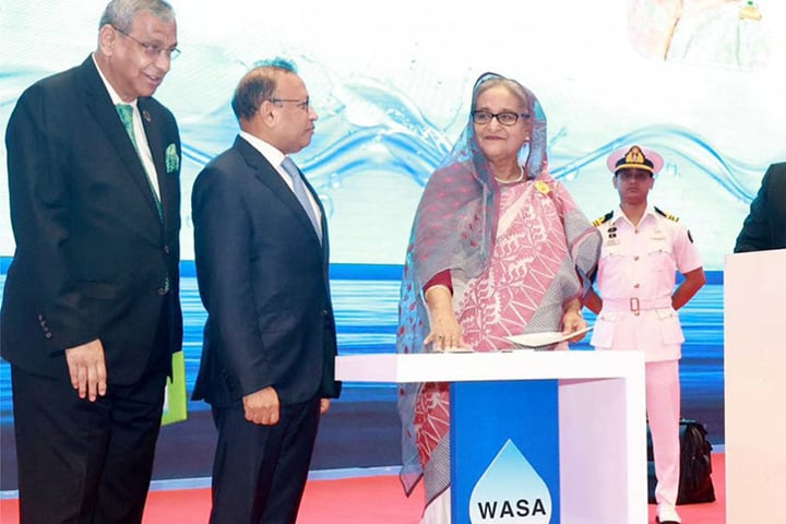 এশিয়ার সর্ববৃহৎ সমন্বিত পয়ঃশোধনাগার উদ্বোধন করলেন প্রধানমন্ত্রী