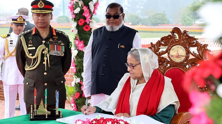 উন্নয়নের অগ্রযাত্রা অব্যাহত রাখার অঙ্গীকার প্রধানমন্ত্রীর