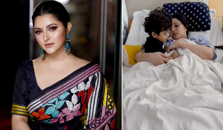 হাসপাতালে ভর্তি হয়ে দোয়া চাইলেন পরীমণি