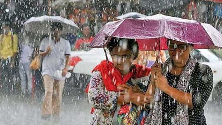 দুই বিভাগে ভারি বৃষ্টির আভাস