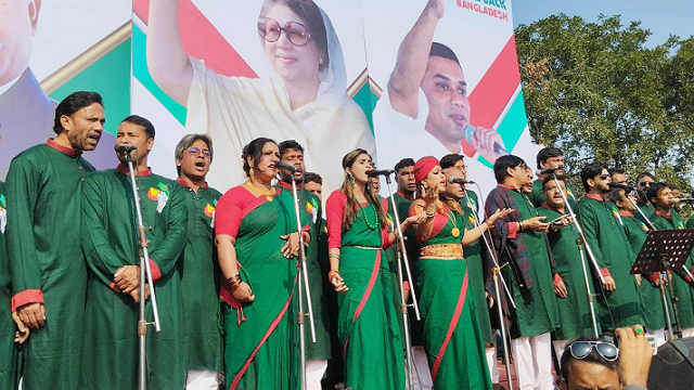 নির্ধারিত সময়ের আগেই বিএনপির গণসমাবেশ শুরু