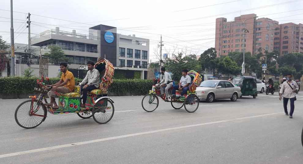 আজ থেকে গুলশানে ব্যাটারিচালিত রিকশা চলাচল বন্ধ