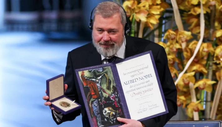 নোবেল পদক বিক্রি করে দিচ্ছেন রুশ সাংবাদিক