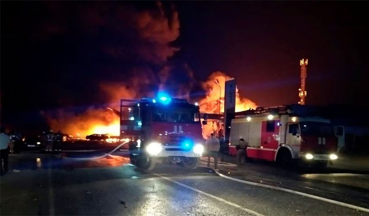 রাশিয়ায় পেট্রোল পাম্পে বিস্ফোরণ, নিহত ২৭