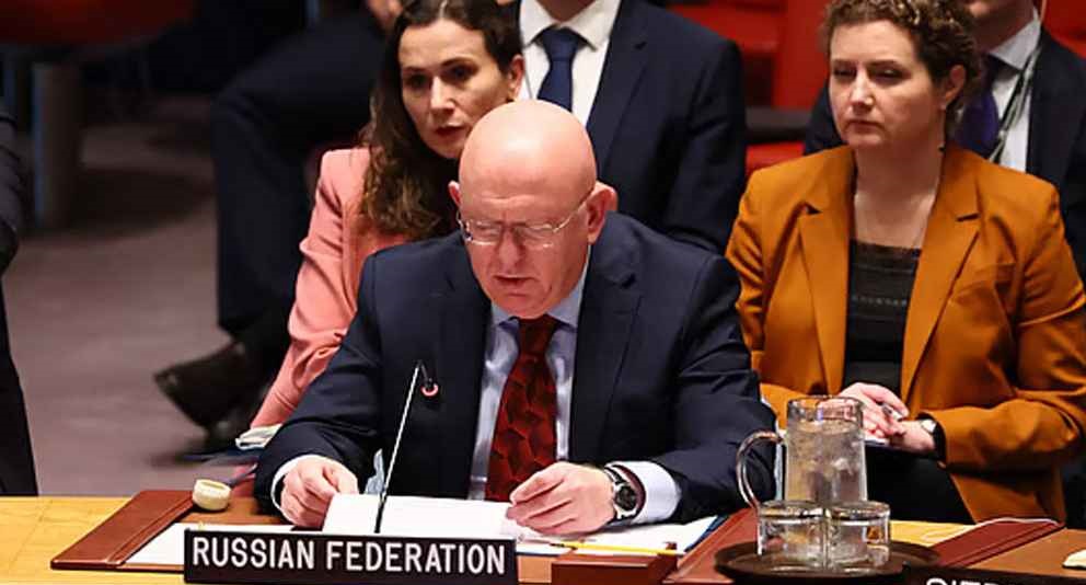 জাতিসংঘে ইরানের শত্রুপক্ষকে ‘তুলোধুনো’ করলো রাশিয়া