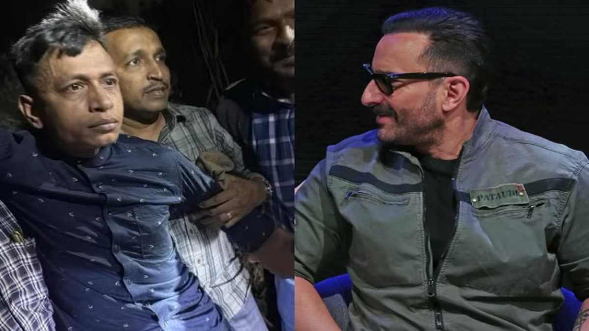 হামলাকারীকে নিয়ে সাইফের বাড়িতে পুলিশ