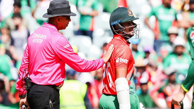 ‘সাকিব আউট ছিলেন না’