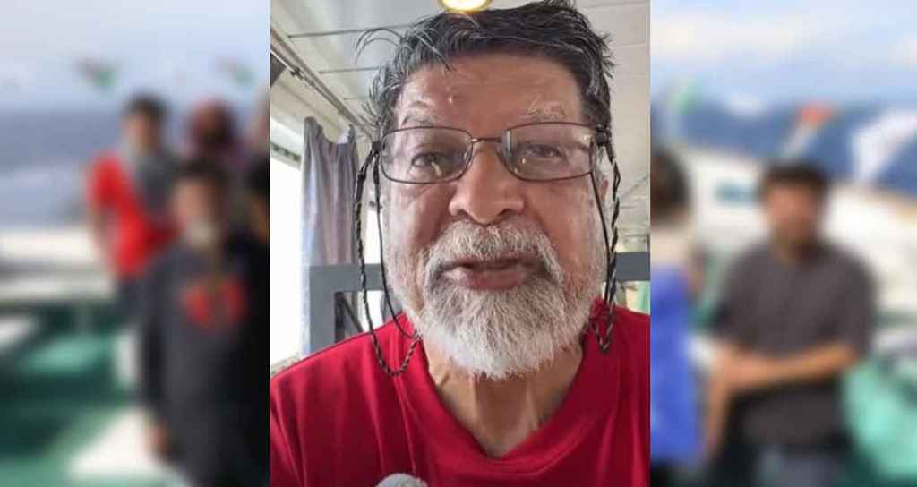 ফ্লোটিলা থেকে ইসরায়েলি বাহিনীর হাতে অপহৃত হওয়ার খবর দিলেন শহীদুল আলম