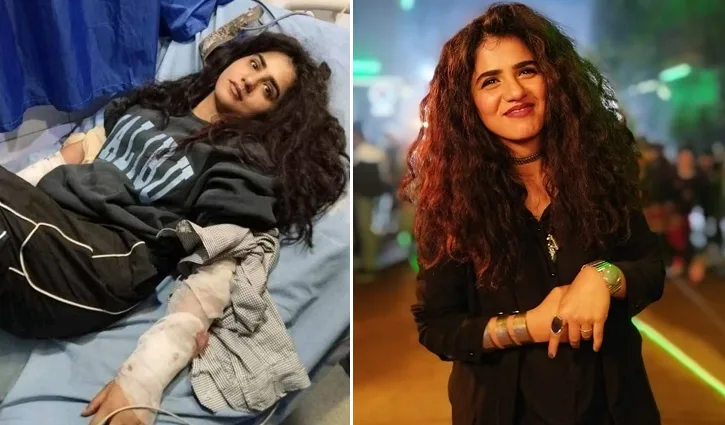 ভাল্লুকের আক্রমণে পাকিস্তানি গায়িকা আহত